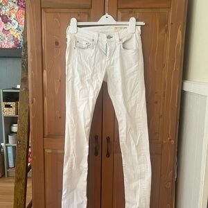 Rag & Bone Classic White Jeans